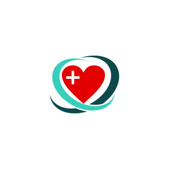 heart with a stethoscope