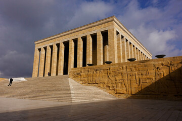 Mausoleum of Ataturk (anitkabir) in Ankara - Turkey,
