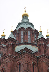 The Finnish orthodox Cathedral in Helsinki
