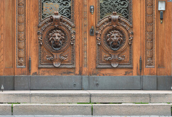 Detail of architecture in Helsinki