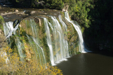Waihi falls near Dannevirke and Pongaroa, New Zealand North Island