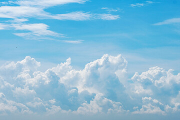 blue sky with clouds