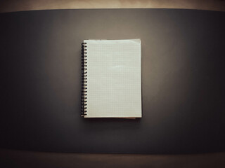 open book with blank pages