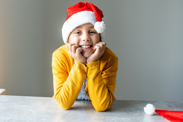 little girl dressed like a santa claus