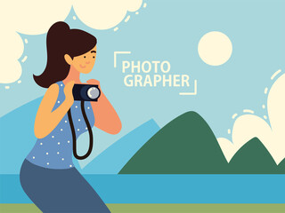 photographer female character