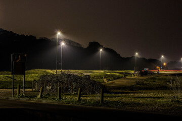 lightning in the night