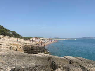 Vista de la playa de Pals