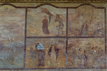 Religious scenes, photo taken at transfiguration monastery "St. Transfiguration" near Veliko Tarnovo city