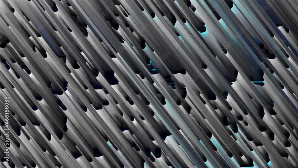 Poster straight geometric lines with 3d render digital textures and fractures. stream stripes in digital sp