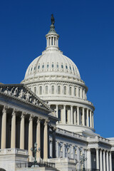 Fototapeta na wymiar US Capitol Building in Washington DC United States