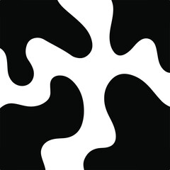 Cow Pattern Background. Ornament Design. Vector Illustration.