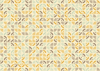 Abstract Geometric Pattern generative computational art illustration