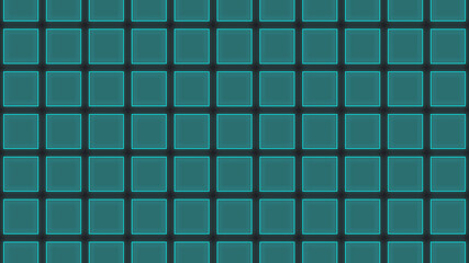 【サイバースペース】デジタル正方形ブロックイメージ背景B【塗りあり/シアン】