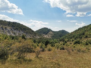 black earth hills near digne les bains