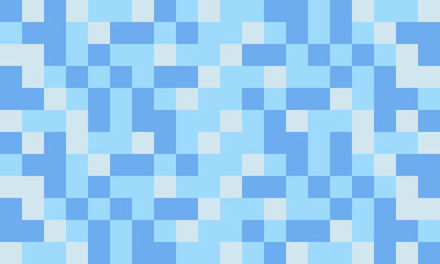 Abstract background with squares. Pattern for background of squares. Repeat in blue color. Trendy minimal style.