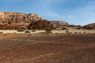 Timna Park near Eilat. Copper mining site since ancient times