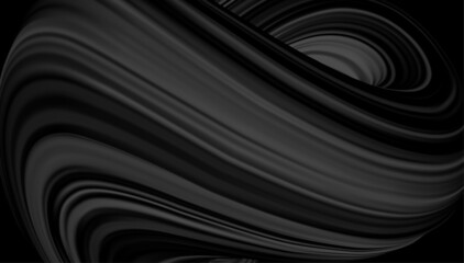 Black brush strokes daub background.