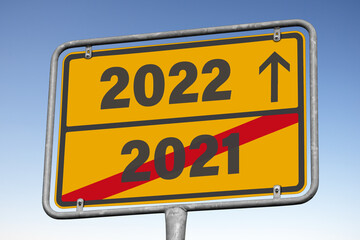 Jahreswechsel, 2021, 2022, Wegweiser