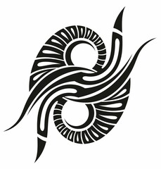 Tribal Tattoo Design Element for your design