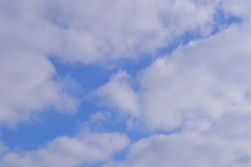 blue sky with clouds