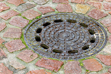 Kanaldeckel Stadtentwässerung