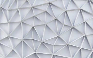 Patrón de rejilla o malla irregular. Textura geométrica monocromática abstracta. Ilustración 3d