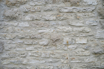 Obraz premium Mauer / Textur: Alte historische Steinmauer / Fassade