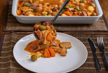 Dobradinha - typical Brazilian food