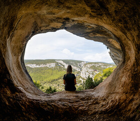 yoga en la cueva