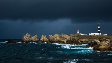 lighthouse at night