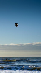 Kitesurfeur à Ostende - Belgique