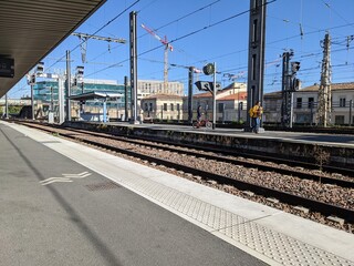 railway station platform Bordeaux