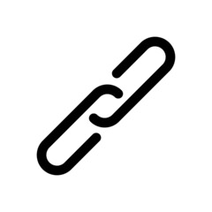 Fototapeta premium Link File Icon Vector
