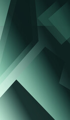 Green Abstract Background with Triangles