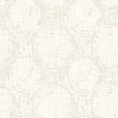 Light gray tonal linen texture. Soft furnishing light burlap cover. Neutral beach wedding background. Coastal cottage fabric textile with irregular woven style. High quality raster jpg swatch.