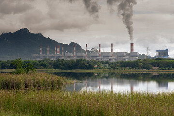 Mae Mo Power plant in Lampang province, Thailand.