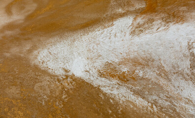 Kati Thanda Lake Eyre, South Australia, Australia, aerial photography showing textures and patterns...