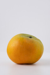 Delicious mango isolated on white background.