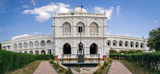 Mahatma Gandhi memorial museum building in Madurai, India.
