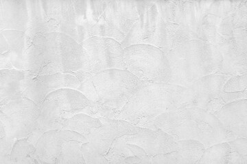 Cement white wall plaster rough  style, Decorative plaster effect on wall texture abstract background