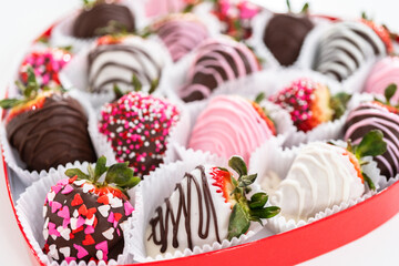 Chocolate dipped strawberries