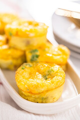 Bacon and cheese egg muffin