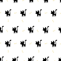 Digital pattern design, halloween concept. perfect for wallpaper, cover, fashion, print etc