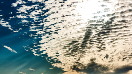 Background of sky and clouds