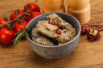 Chicken Liver with cream sauce