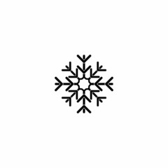 snowflake icon set, snowflake vector set sign symbol