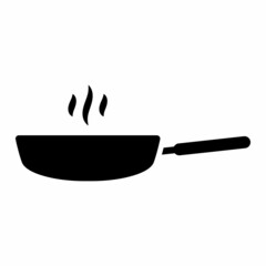 Frying Pan Icon Design Vector Template Illustration