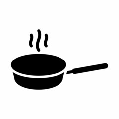 Frying Pan Icon Design Vector Template Illustration