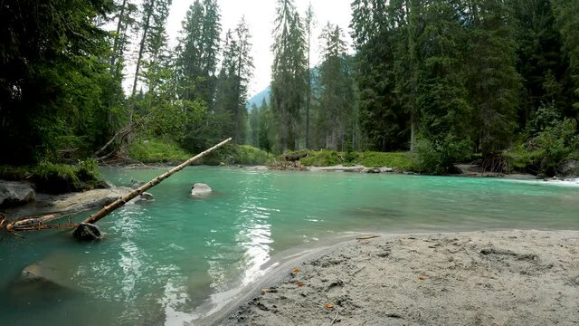  Landscape on the Turquoise Lake of Amola