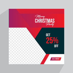 Social Media Christmas Banners Template

